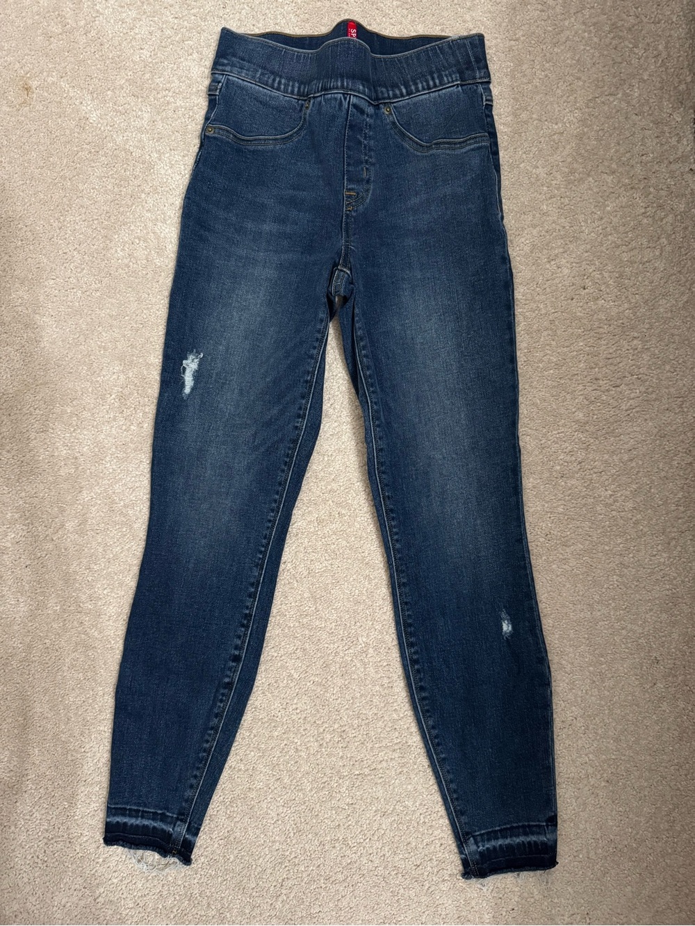 SPANX Dark Indigo Pull-On Jeggings